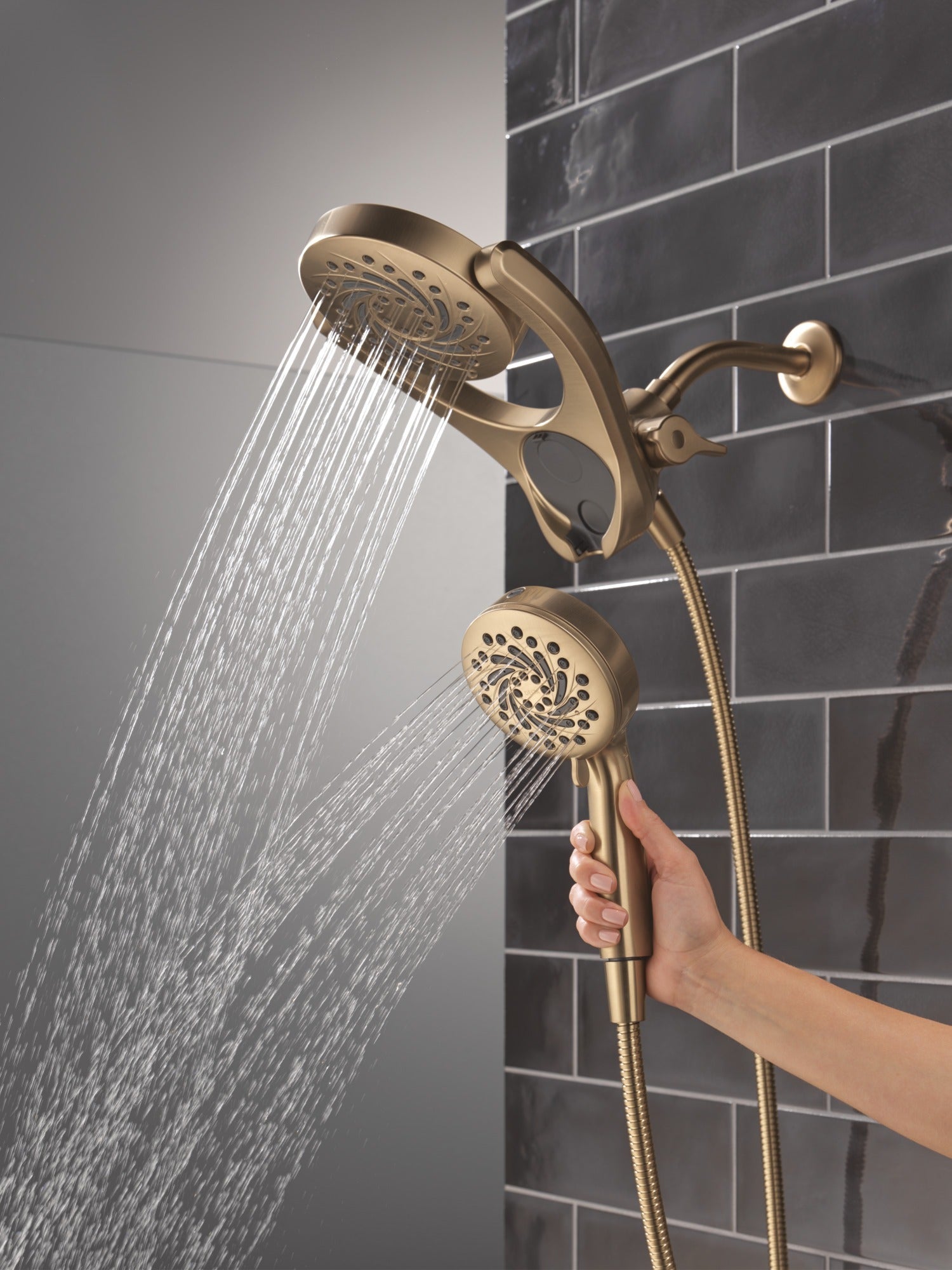 Delta Universal Showering Components 5-Setting HydroRain® with ProClean®