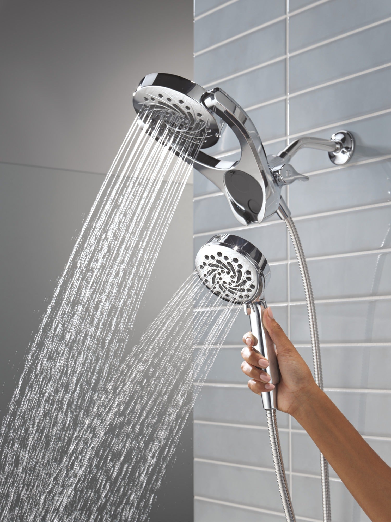 Delta Universal Showering Components 5-Setting HydroRain® with ProClean®