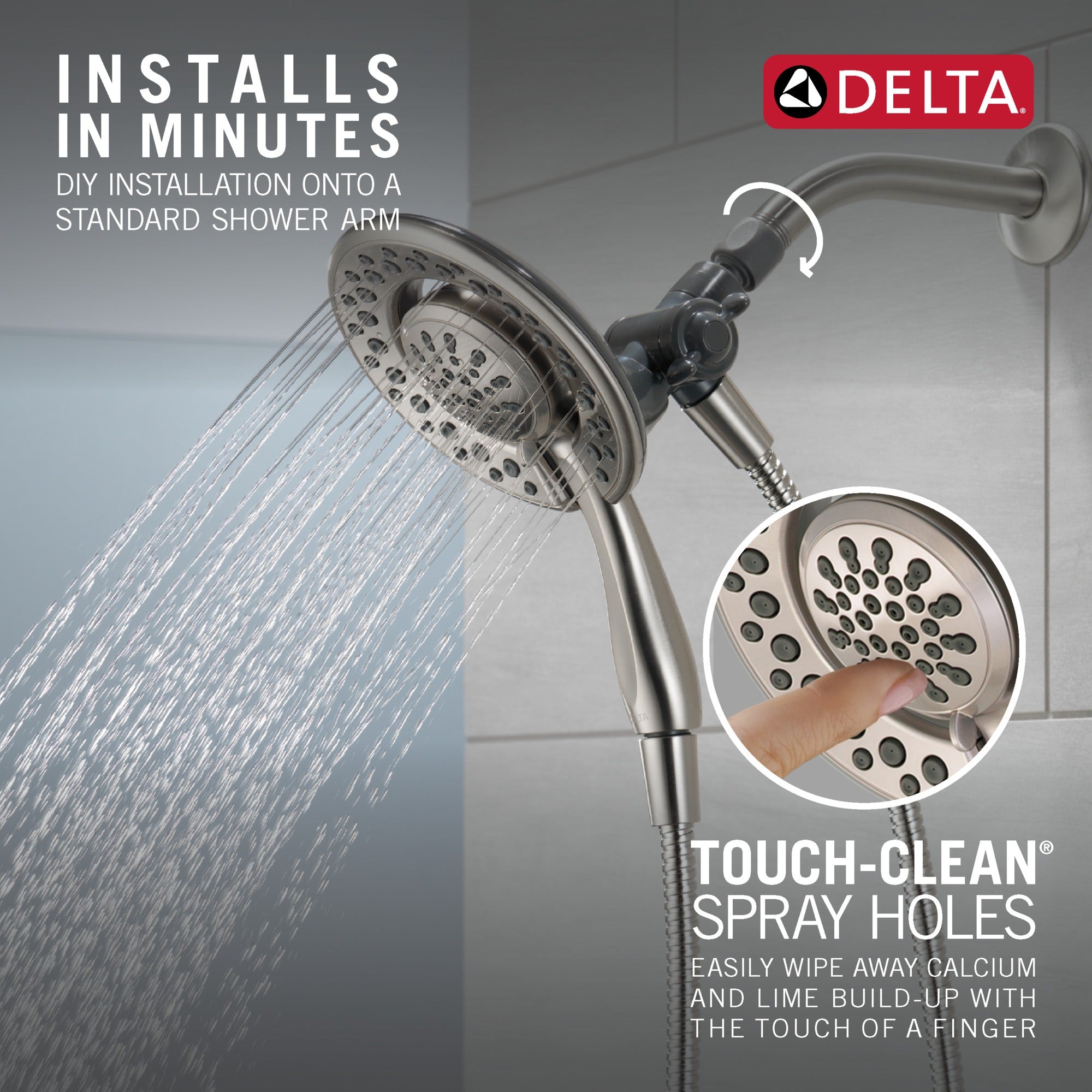 Delta Universal Showering Components 4-Setting In2ition