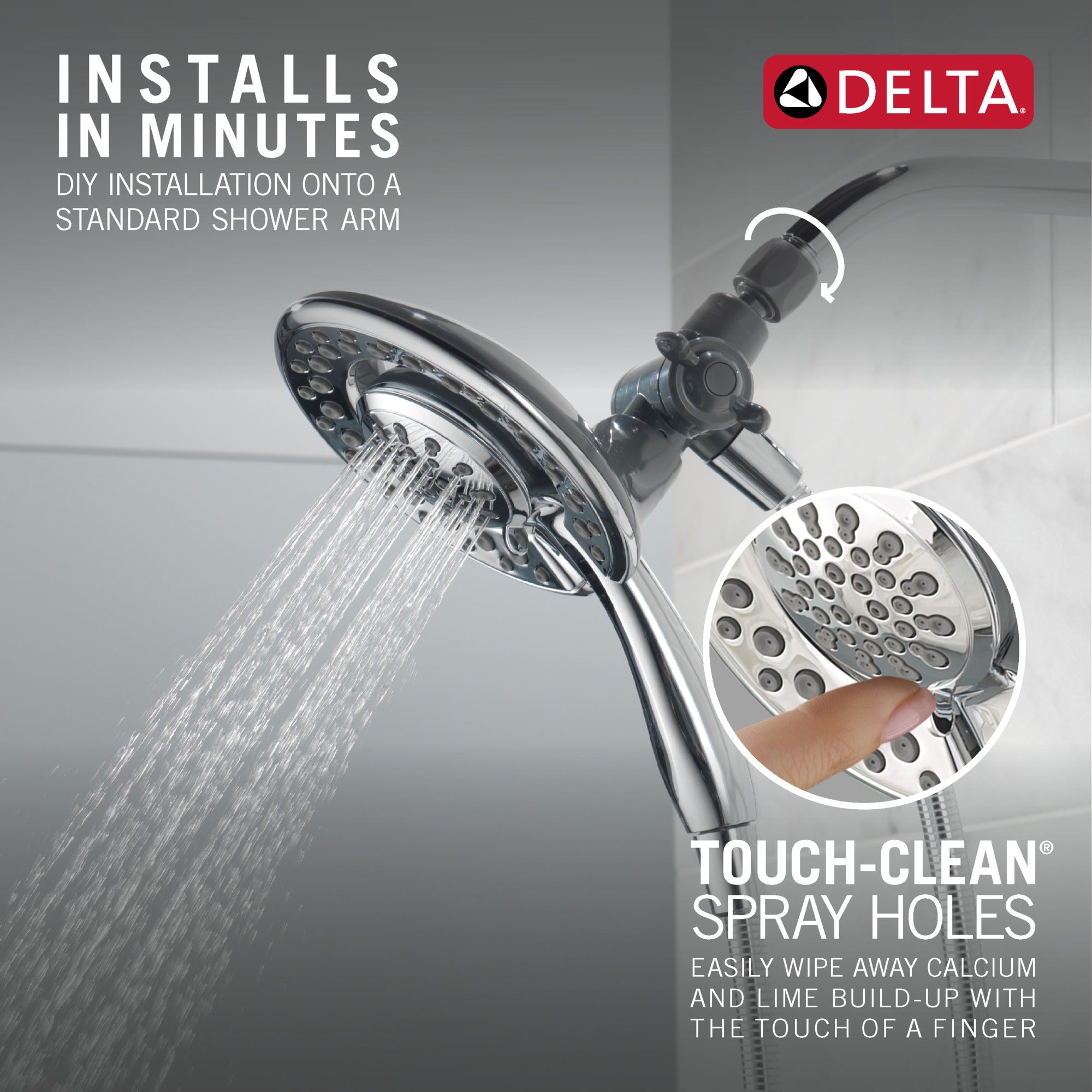 Delta Universal Showering Components 4-Setting In2ition