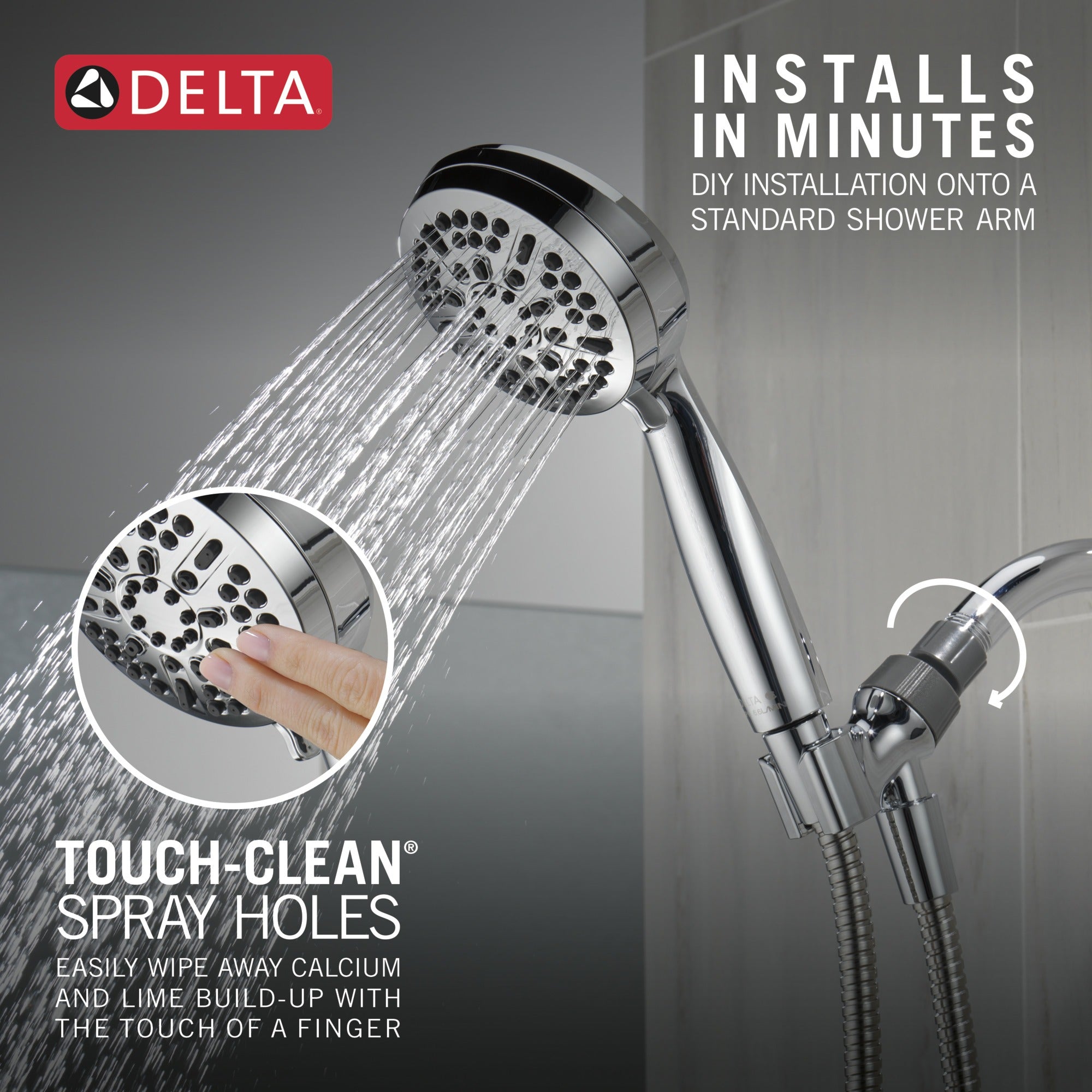 Delta Universal Showering Components 5 Setting Hand Shower