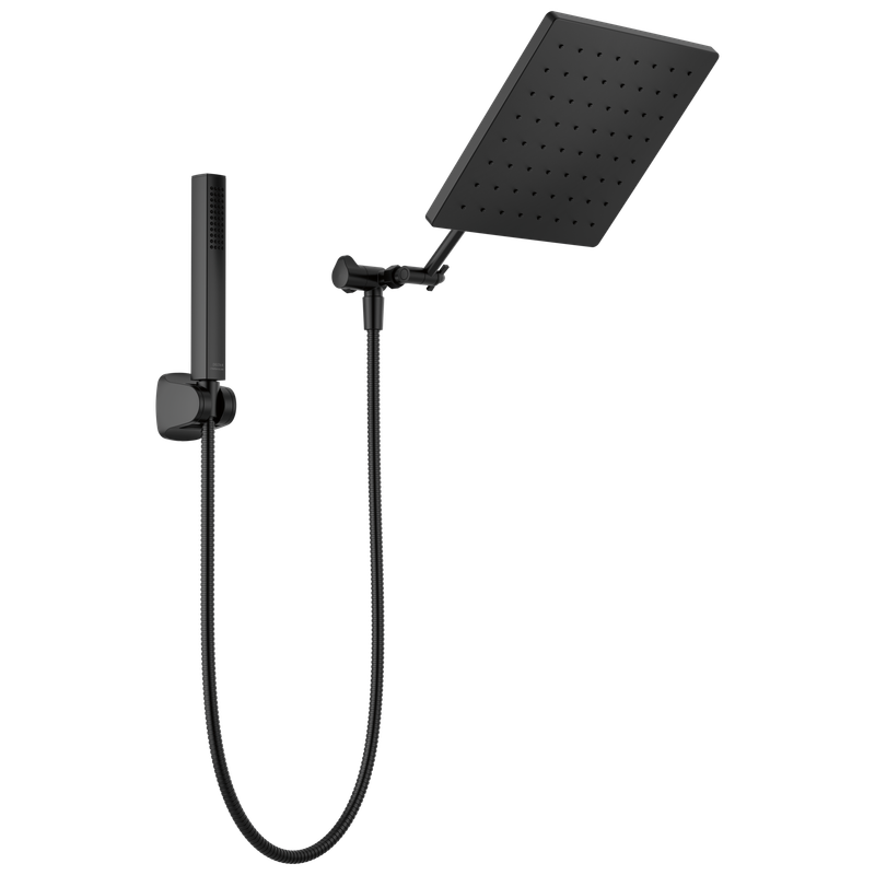 Delta Universal Showering Components 10 inch Raincan Shower Head & Hand Held Combo with Adjustable Extension Arm