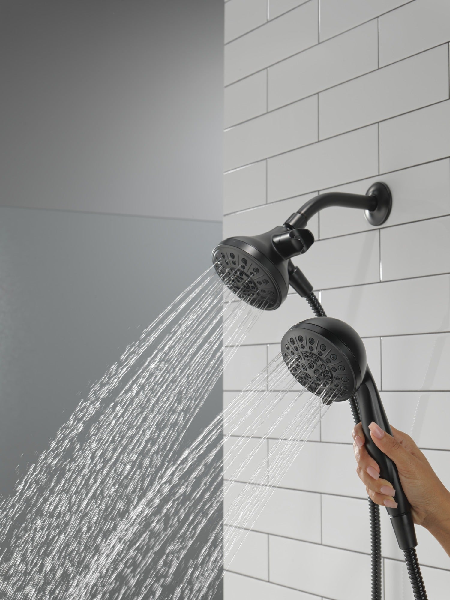 Delta Universal Showering Components 5 function Combo Pack with Anywhere Mount