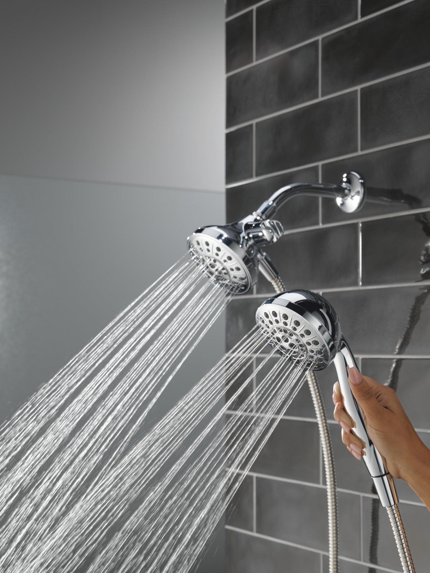 Delta Universal Showering Components 5-Setting Combo Pack with Anywhere Mount