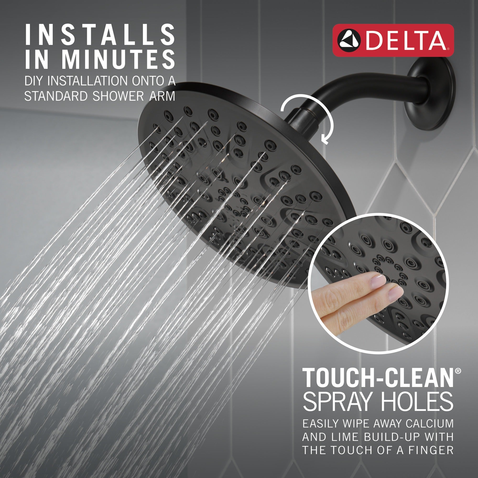 Delta Universal Showering Components 4 Setting Shower Head