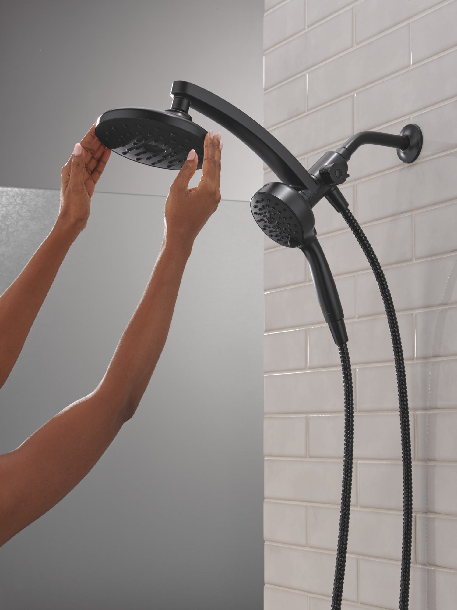 Delta Universal Showering Components PivotPro™ 3-in-1 Combination Shower with TouchClean® Spray Face