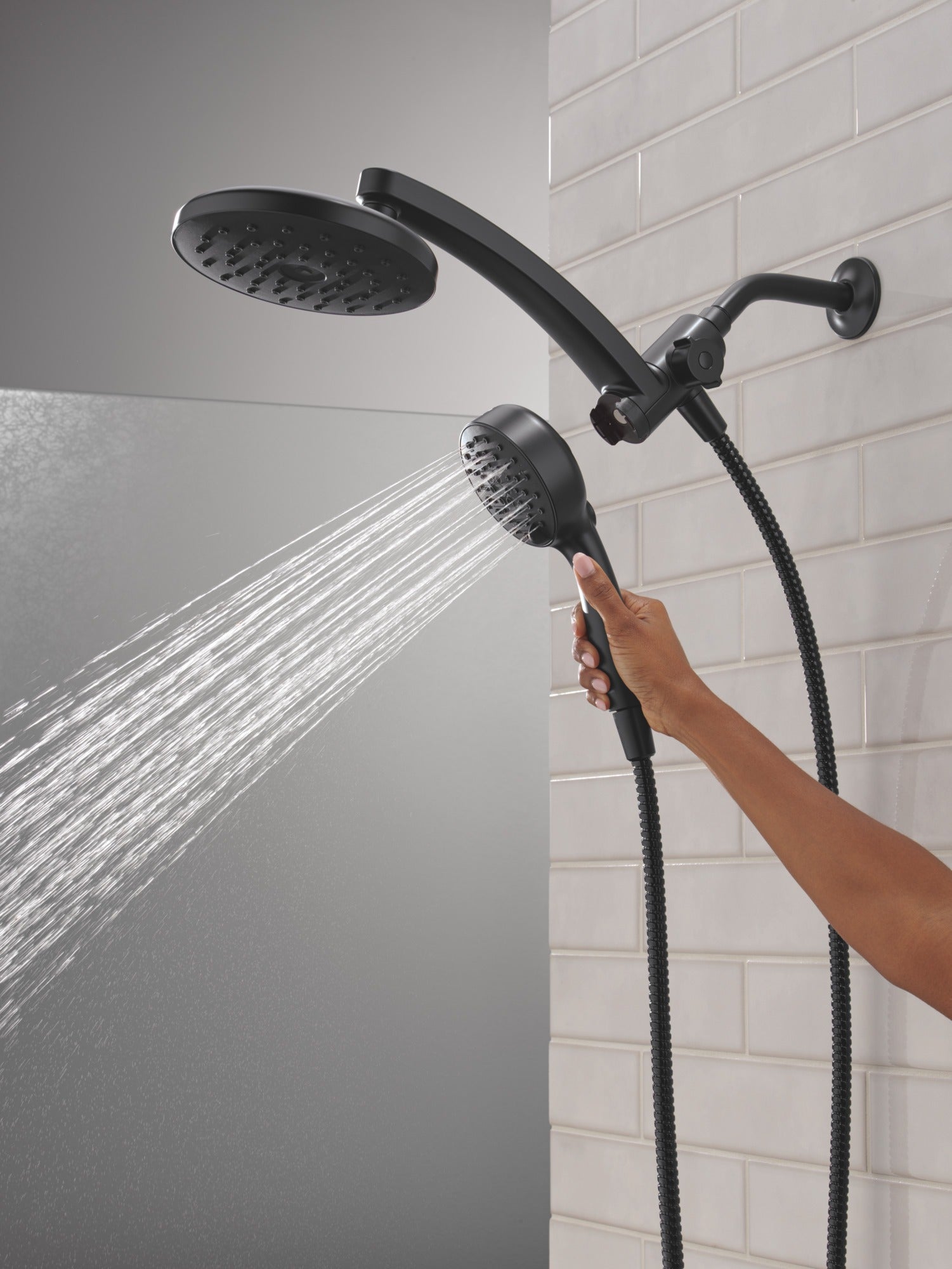 Delta Universal Showering Components PivotPro™ 3-in-1 Combination Shower with TouchClean® Spray Face
