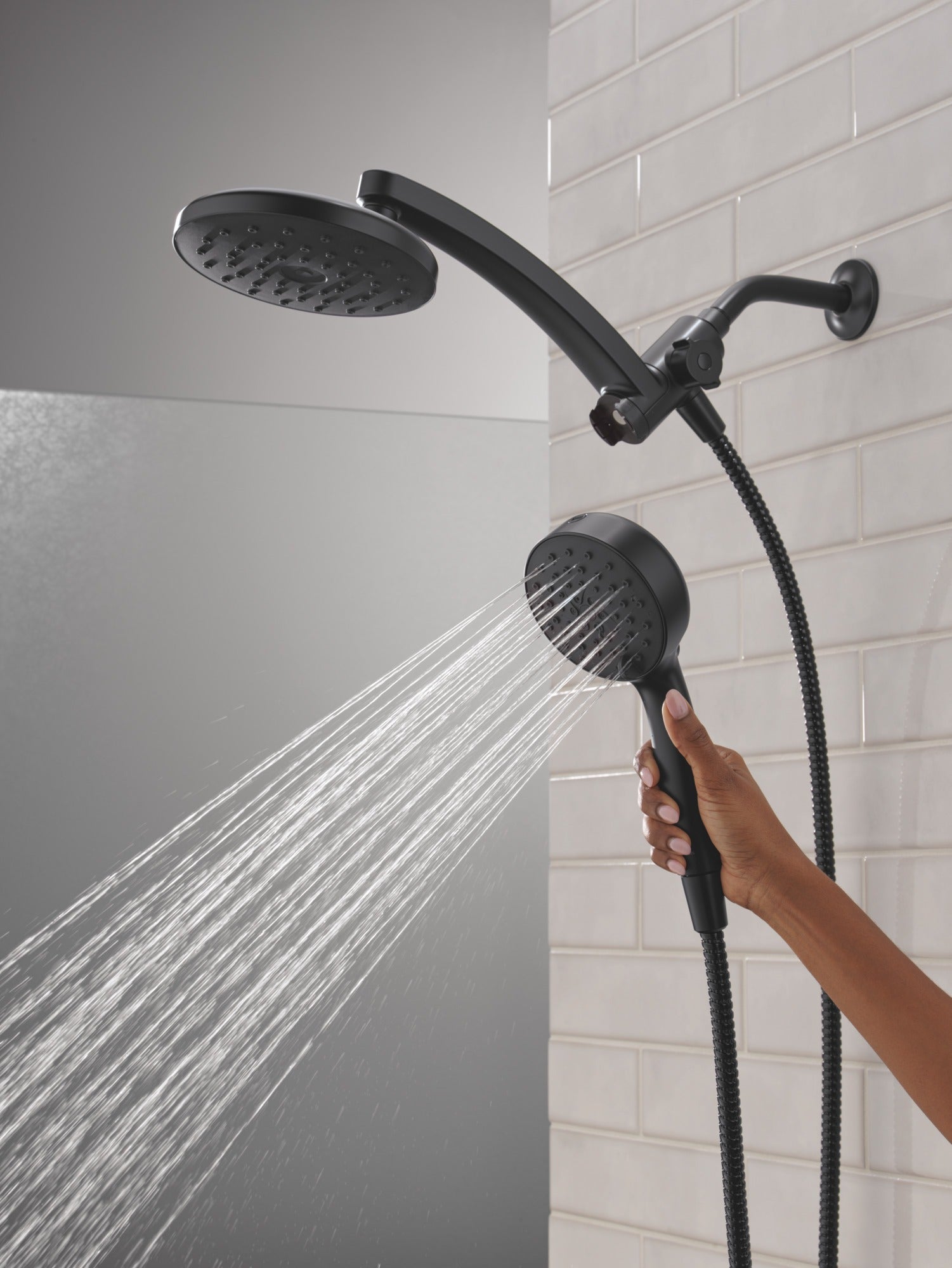 Delta Universal Showering Components PivotPro™ 3-in-1 Combination Shower with TouchClean® Spray Face