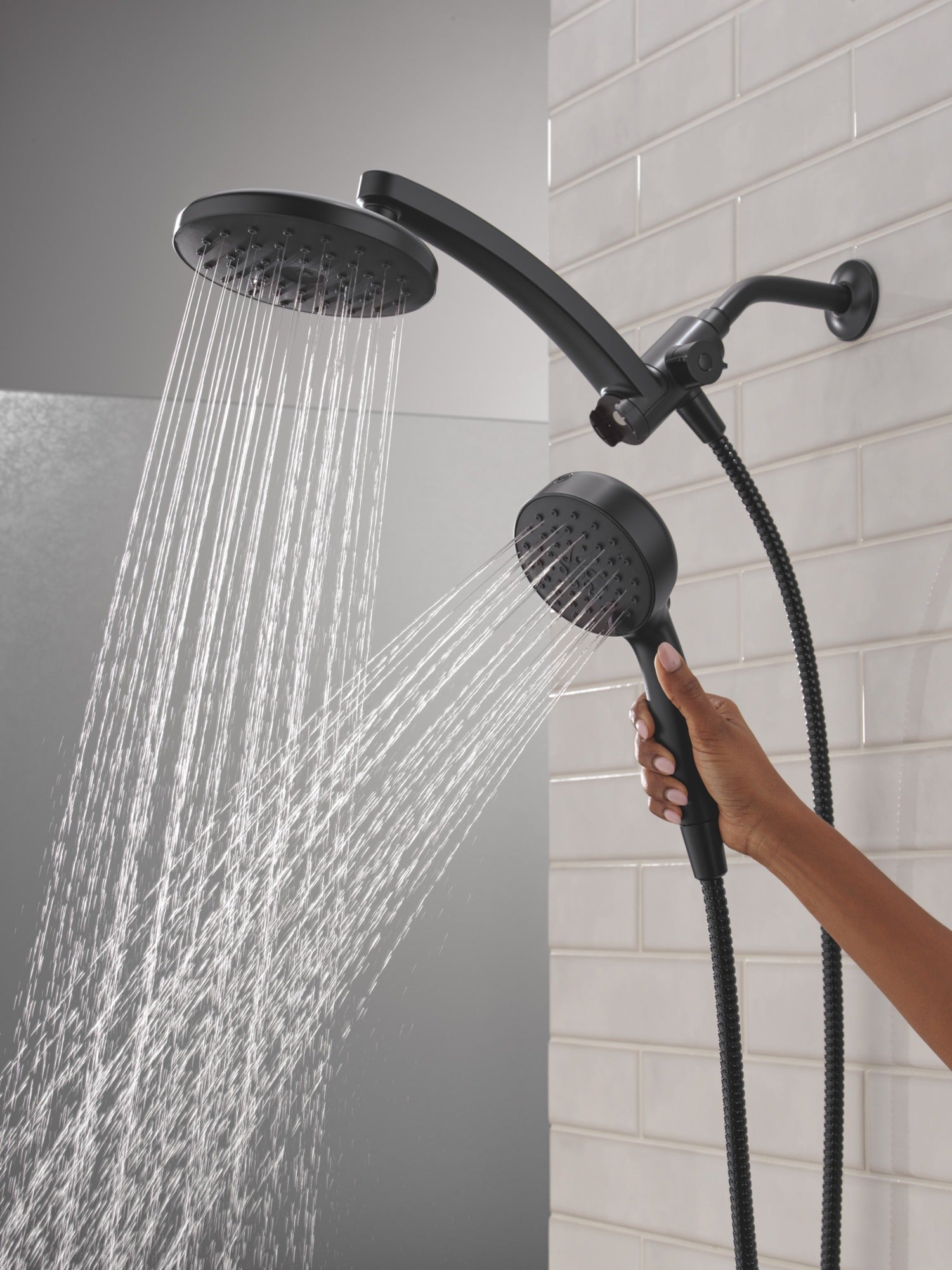 Delta Universal Showering Components PivotPro™ 3-in-1 Combination Shower with TouchClean® Spray Face