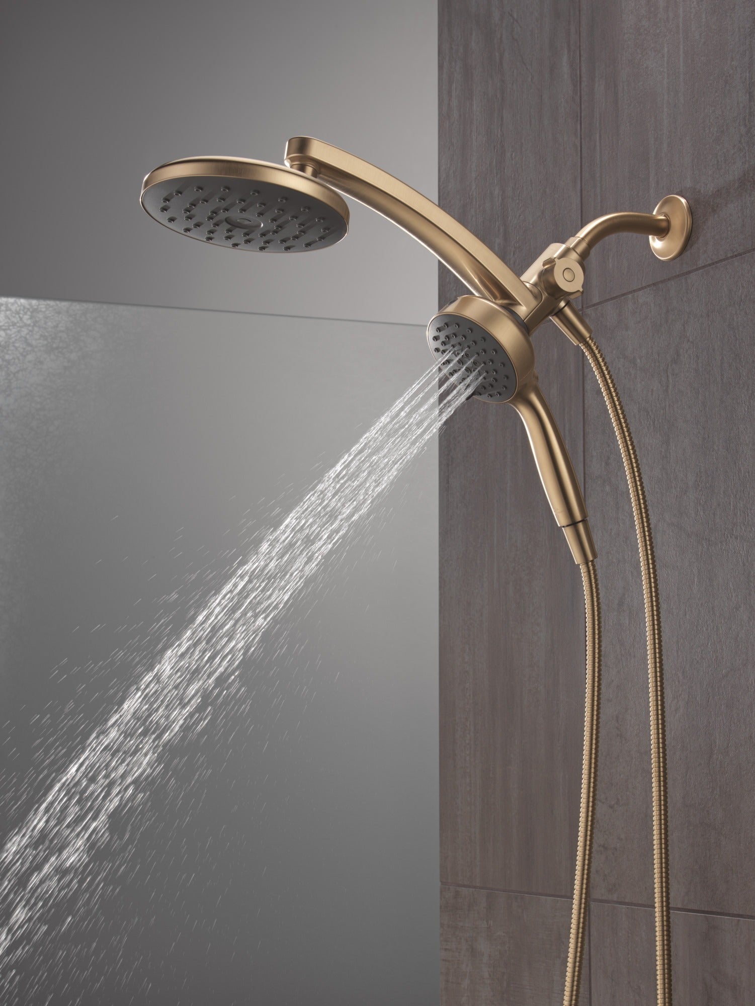 Delta Universal Showering Components PivotPro™ 3-in-1 Combination Shower with TouchClean® Spray Face
