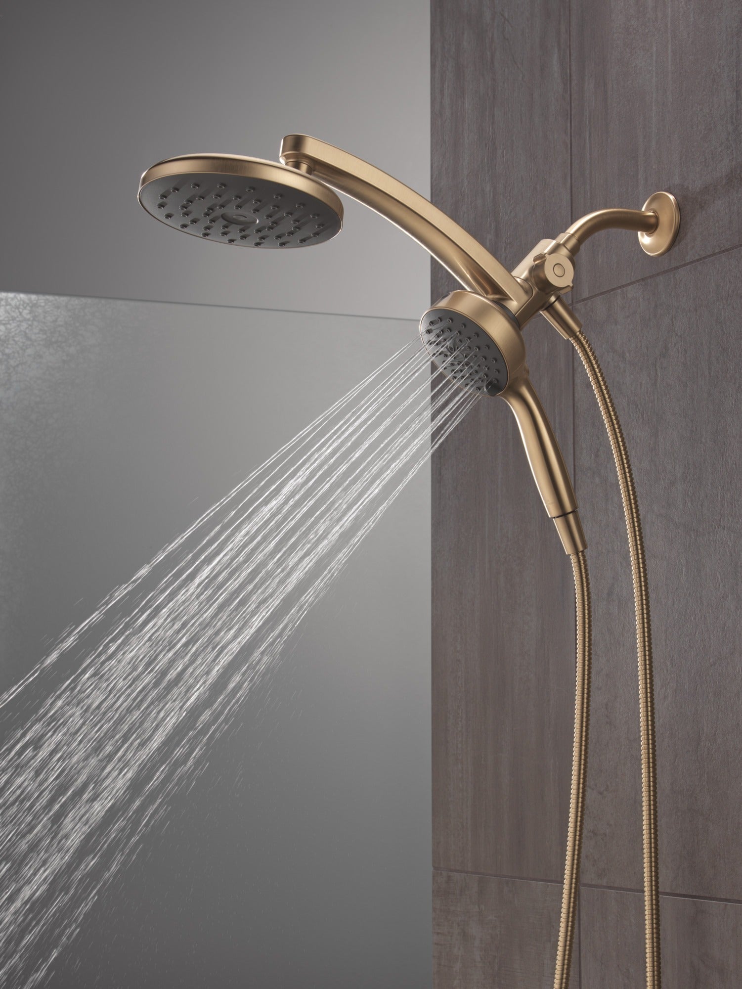 Delta Universal Showering Components PivotPro™ 3-in-1 Combination Shower with TouchClean® Spray Face