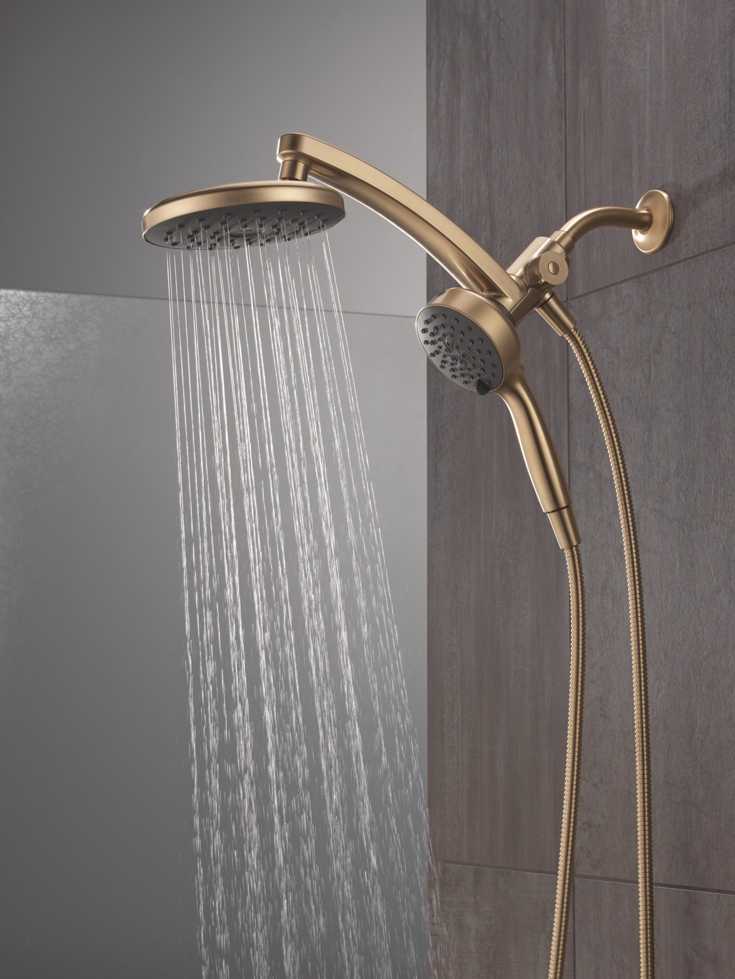 Delta Universal Showering Components PivotPro™ 3-in-1 Combination Shower with TouchClean® Spray Face