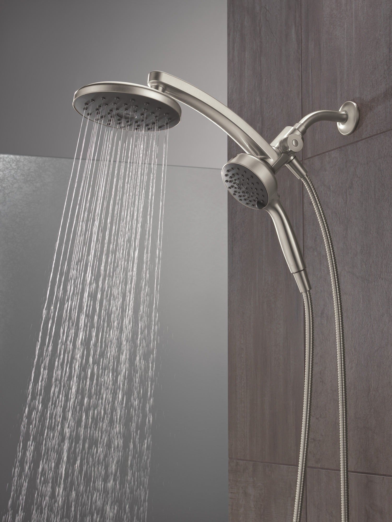 Delta Universal Showering Components PivotPro™ 3-in-1 Combination Shower with TouchClean® Spray Face