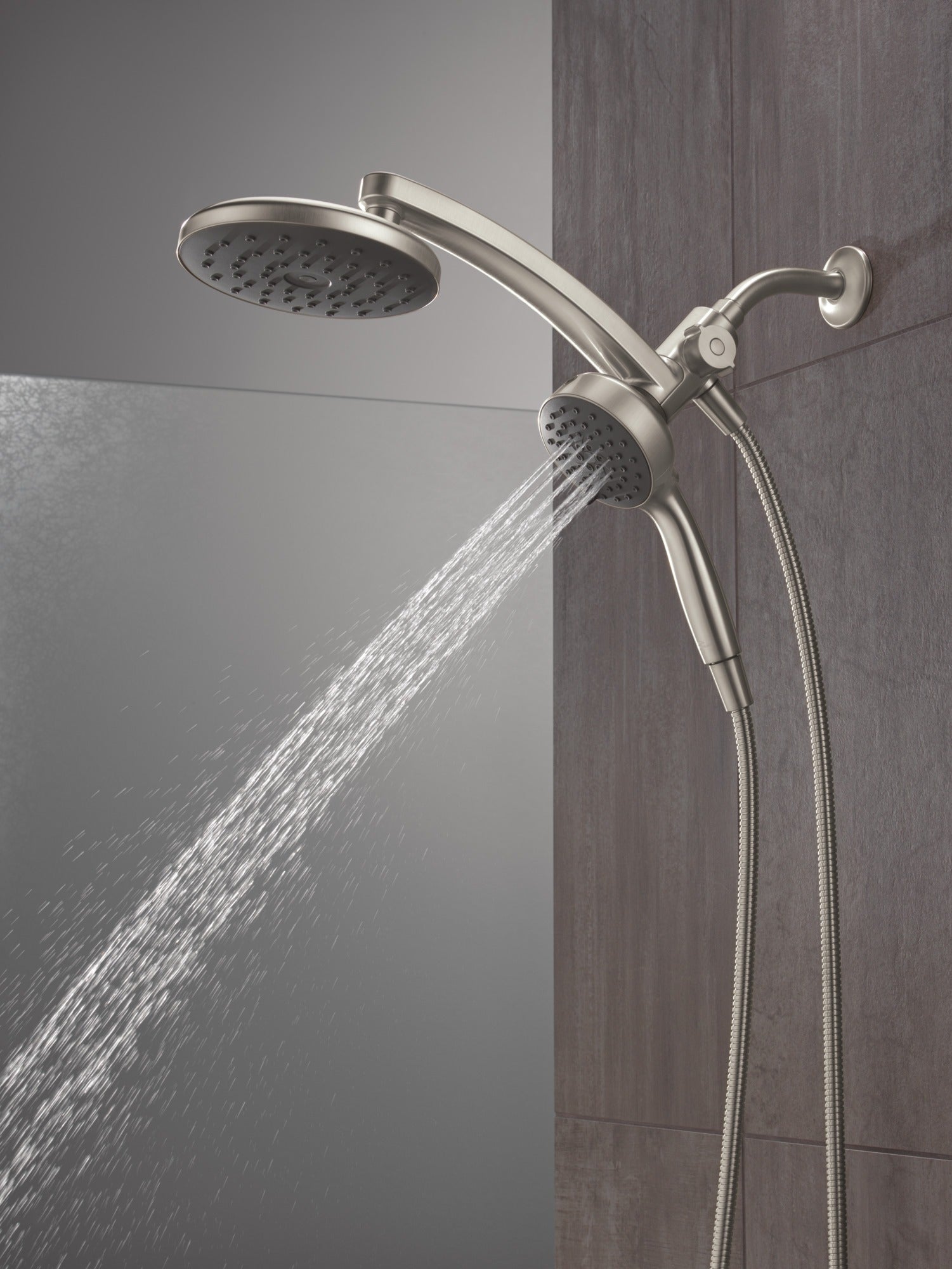 Delta Universal Showering Components PivotPro™ 3-in-1 Combination Shower with TouchClean® Spray Face