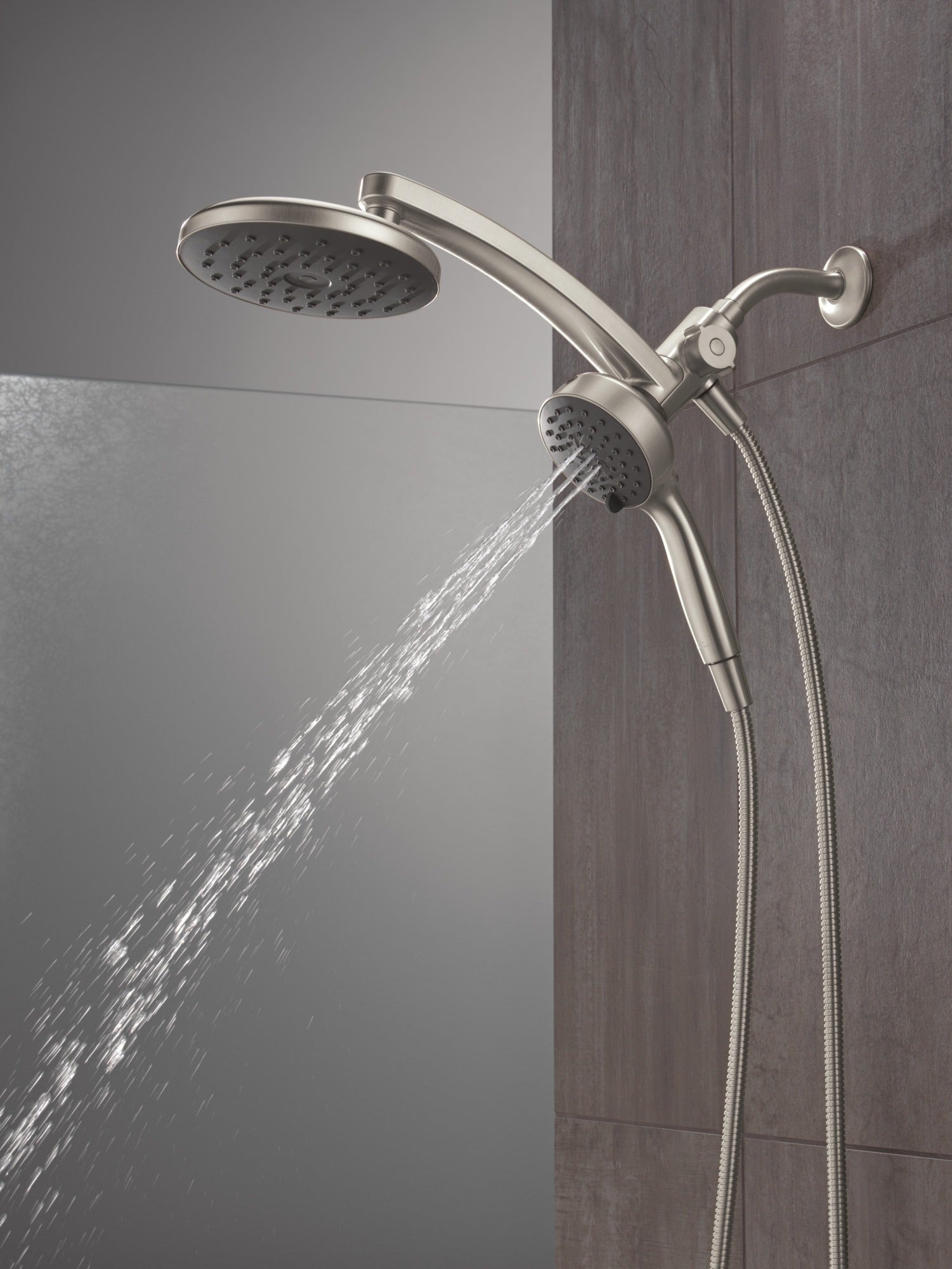 Delta Universal Showering Components PivotPro™ 3-in-1 Combination Shower with TouchClean® Spray Face