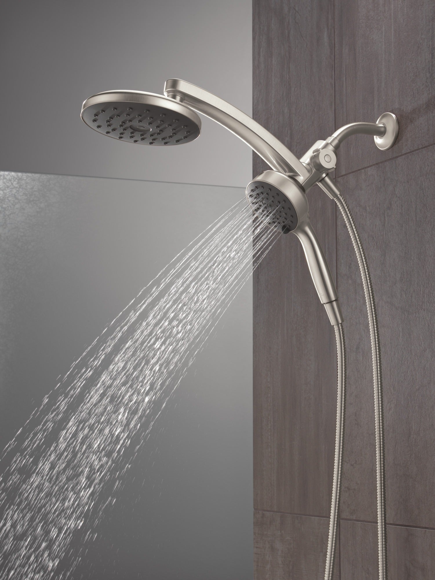 Delta Universal Showering Components PivotPro™ 3-in-1 Combination Shower with TouchClean® Spray Face