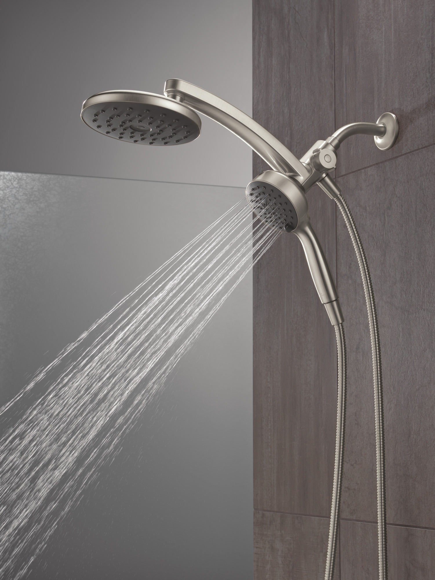 Delta Universal Showering Components PivotPro™ 3-in-1 Combination Shower with TouchClean® Spray Face
