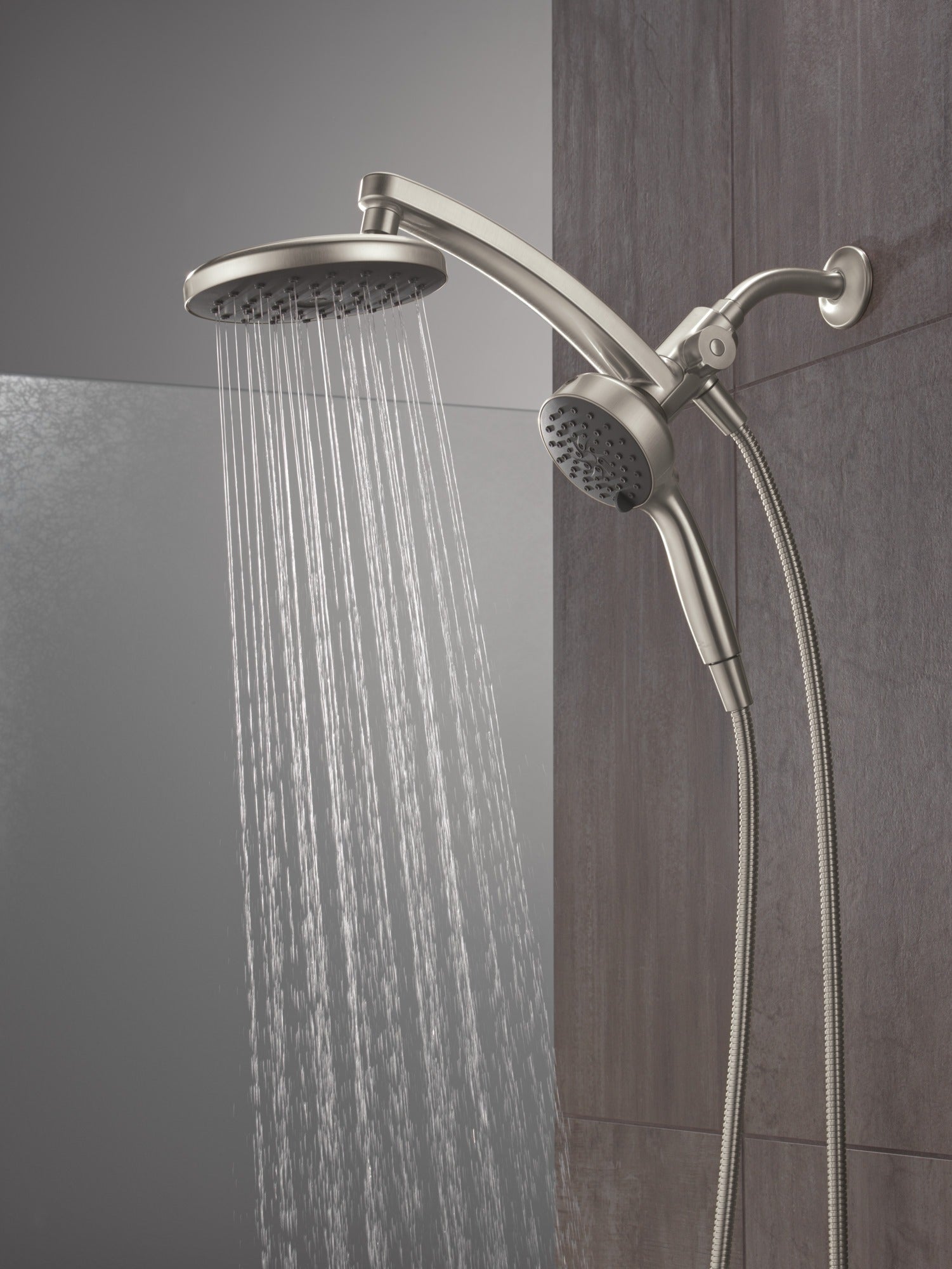 Delta Universal Showering Components PivotPro™ 3-in-1 Combination Shower with TouchClean® Spray Face