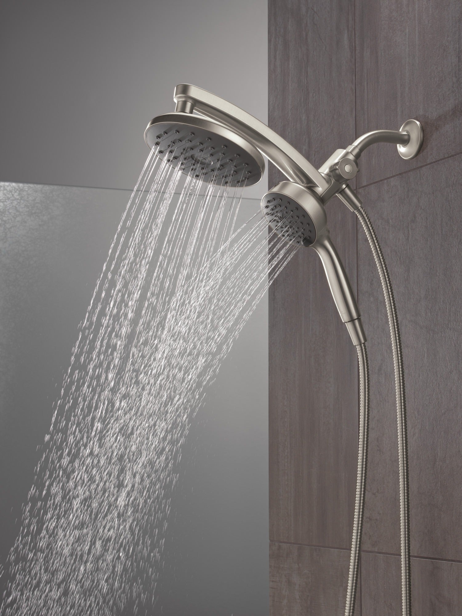 Delta Universal Showering Components PivotPro™ 3-in-1 Combination Shower with TouchClean® Spray Face