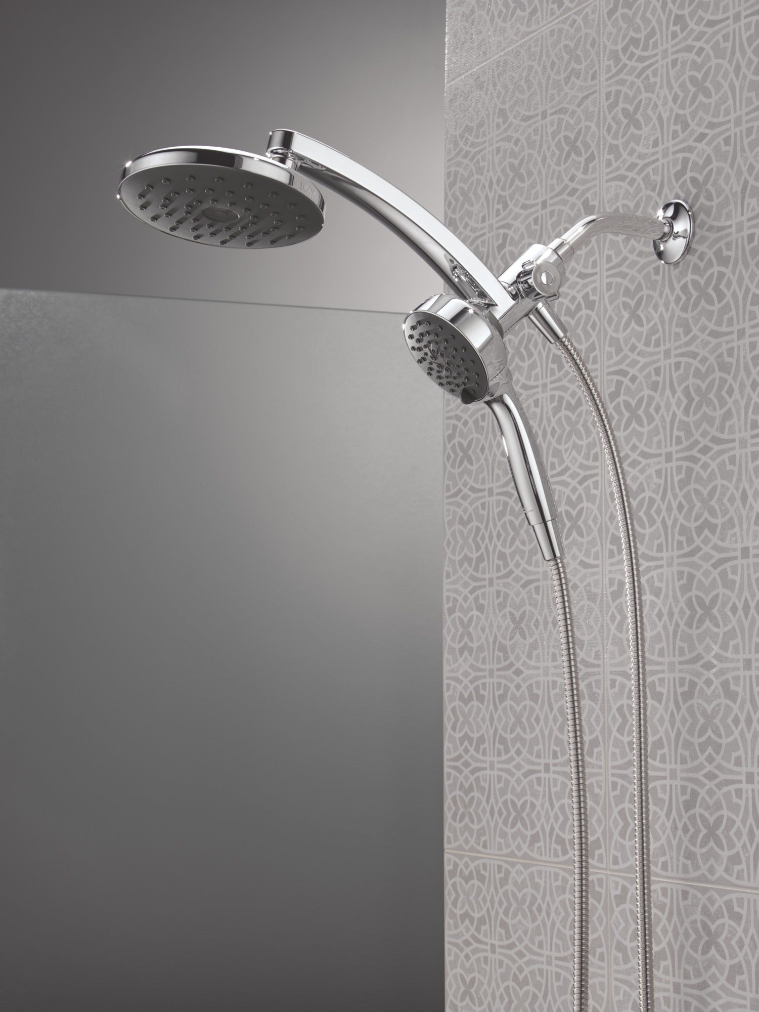 Delta Universal Showering Components PivotPro™ 3-in-1 Combination Shower with TouchClean® Spray Face