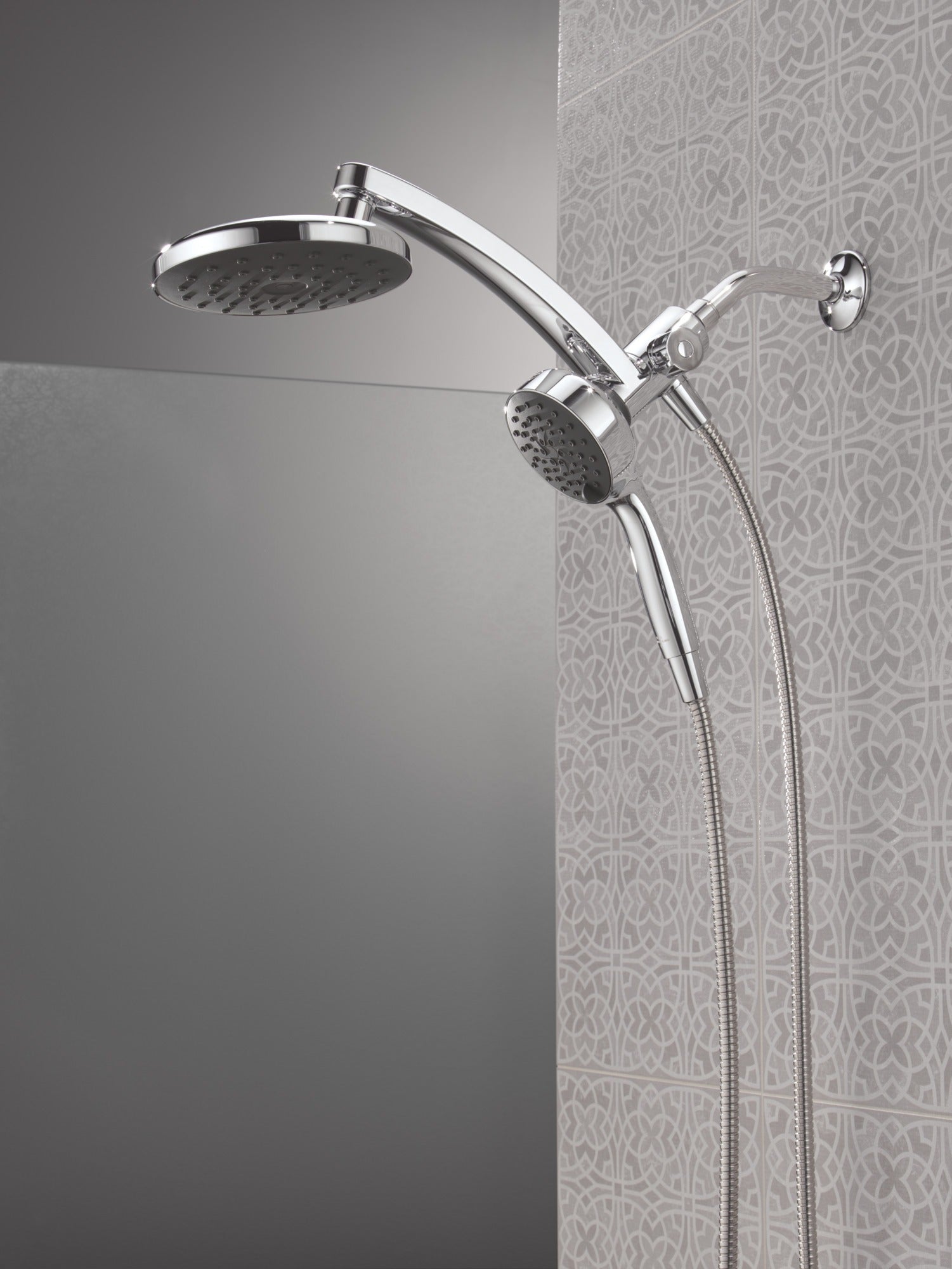 Delta Universal Showering Components PivotPro™ 3-in-1 Combination Shower with TouchClean® Spray Face