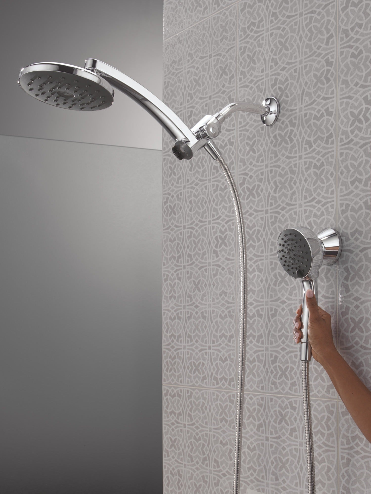 Delta Universal Showering Components PivotPro™ 3-in-1 Combination Shower with TouchClean® Spray Face