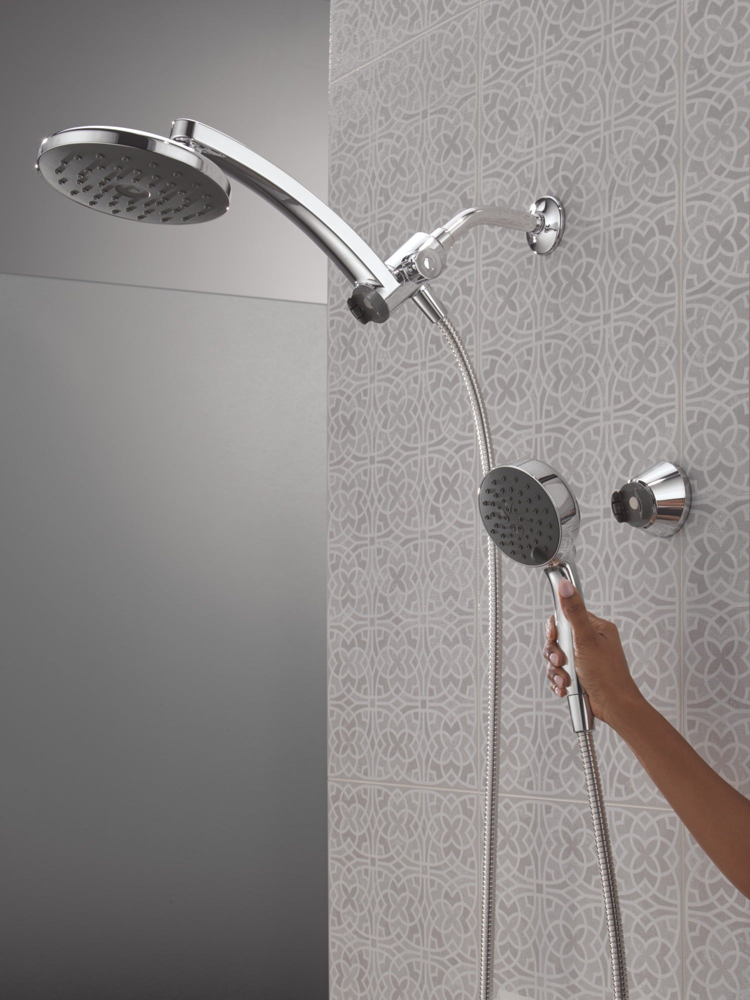 Delta Universal Showering Components PivotPro™ 3-in-1 Combination Shower with TouchClean® Spray Face