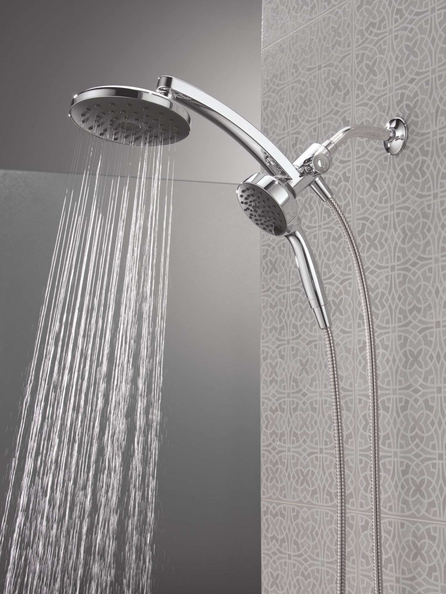 Delta Universal Showering Components PivotPro™ 3-in-1 Combination Shower with TouchClean® Spray Face