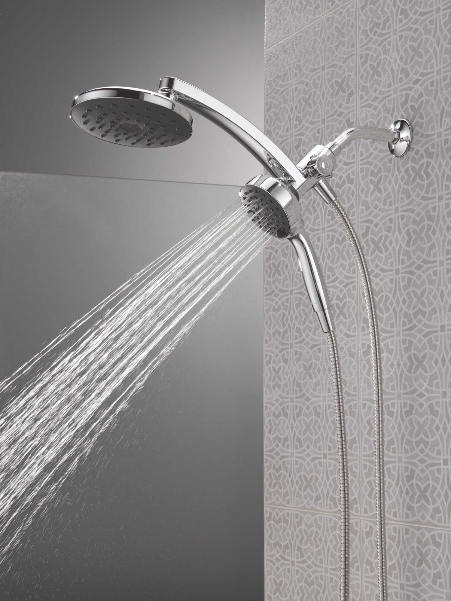 Delta Universal Showering Components PivotPro™ 3-in-1 Combination Shower with TouchClean® Spray Face