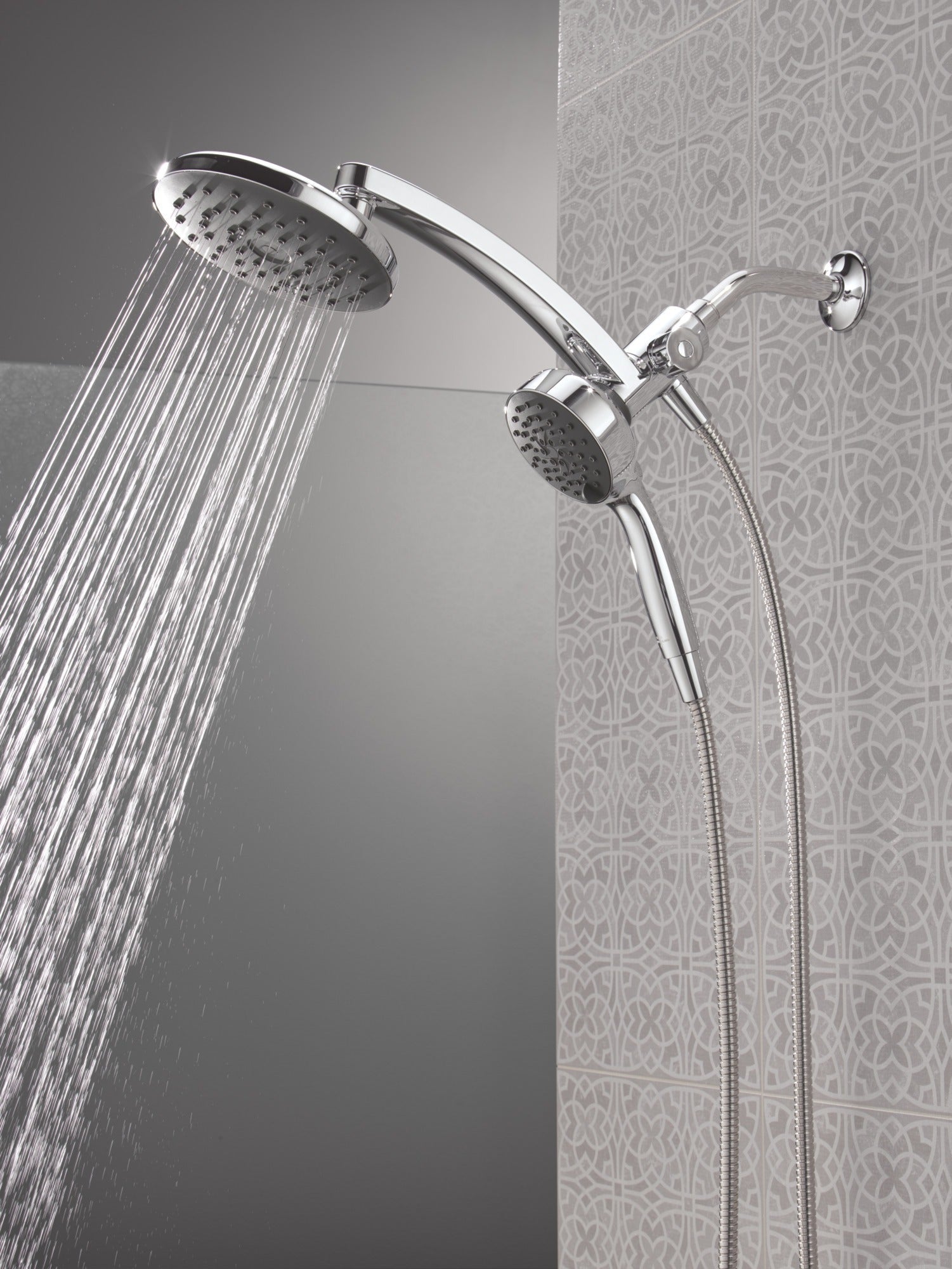 Delta Universal Showering Components PivotPro™ 3-in-1 Combination Shower with TouchClean® Spray Face