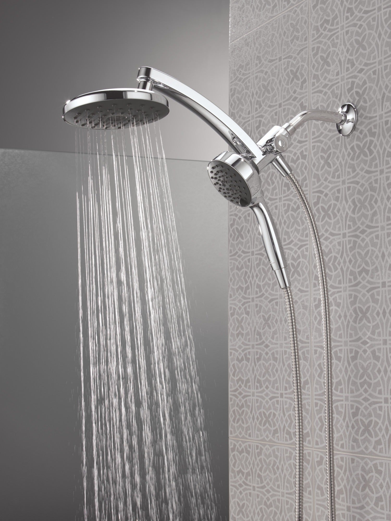 Delta Universal Showering Components PivotPro™ 3-in-1 Combination Shower with TouchClean® Spray Face