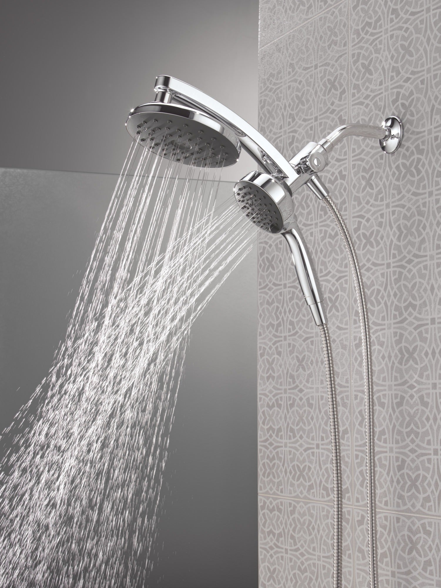 Delta Universal Showering Components PivotPro™ 3-in-1 Combination Shower with TouchClean® Spray Face