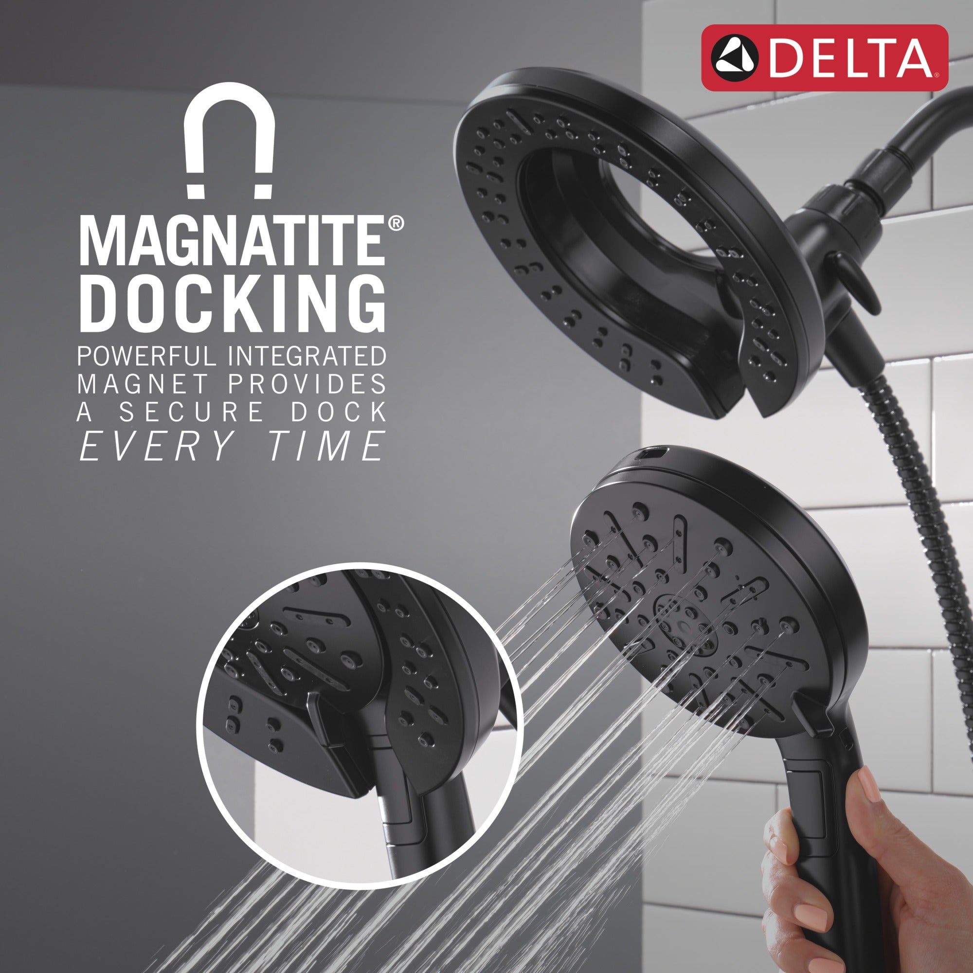 Delta Universal Showering Components 6-Setting In2ition® with ProClean®