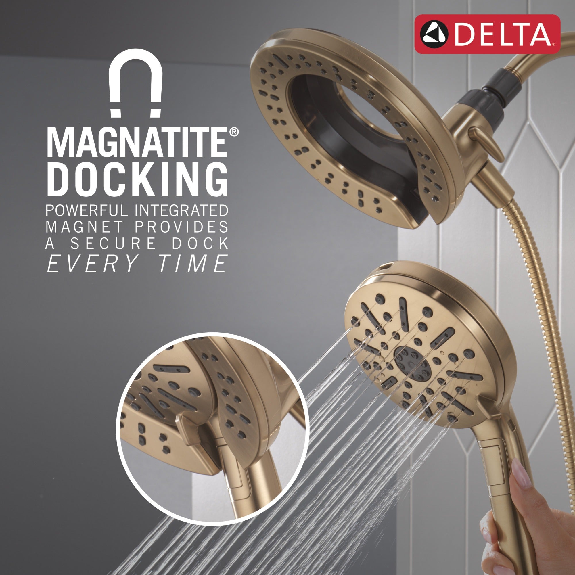 Delta Universal Showering Components 6-Setting In2ition® with ProClean®