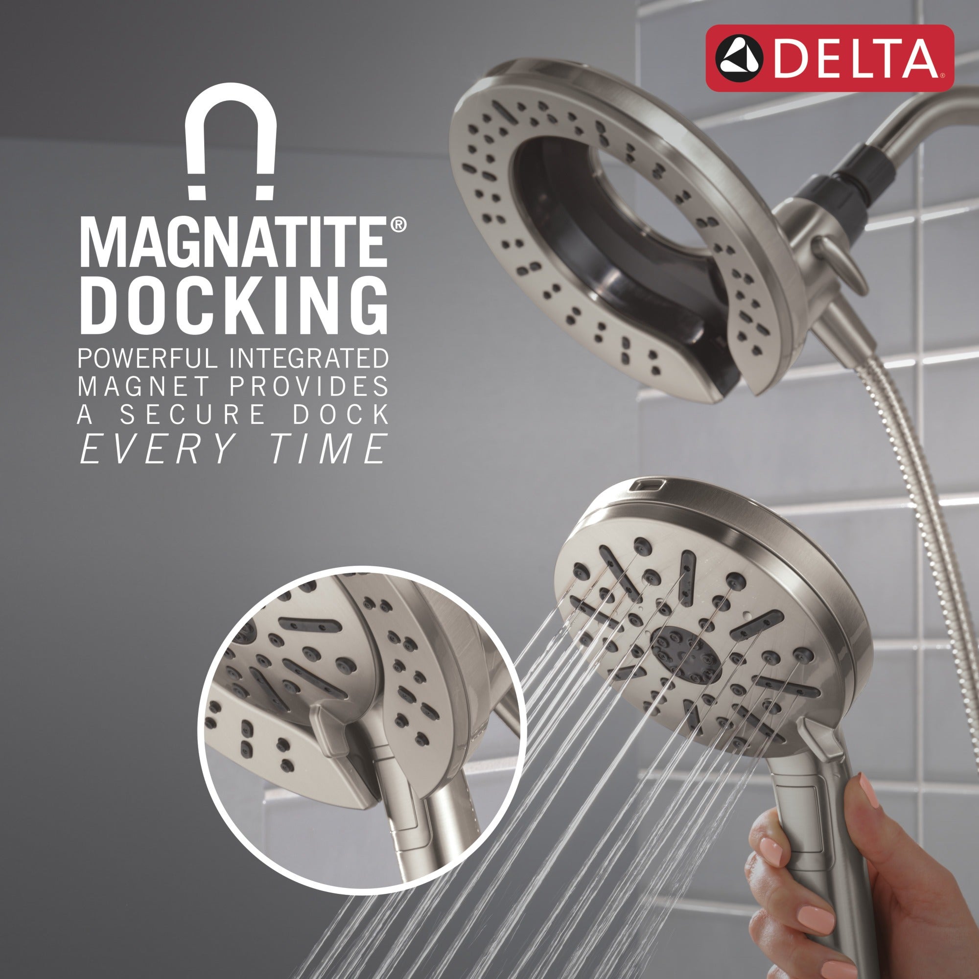 Delta Universal Showering Components 6-Setting In2ition® with ProClean®
