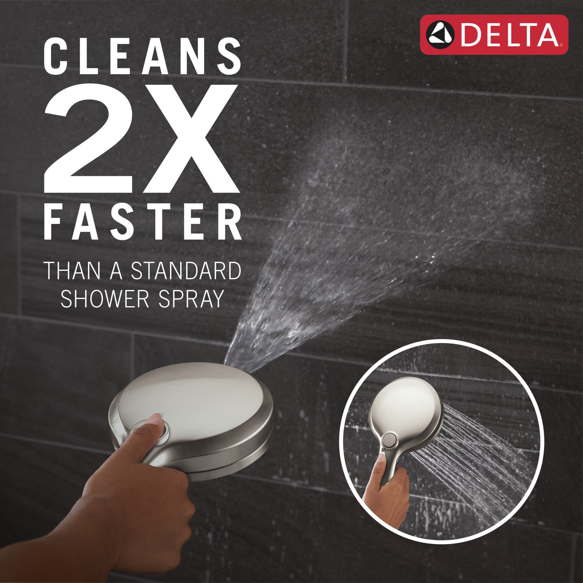Delta Universal Showering Components 6-Setting In2ition® with ProClean®