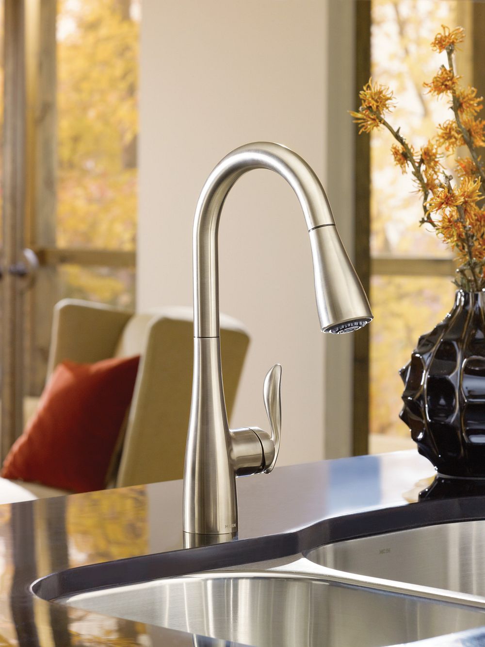 Arbor One-Handle High Arc Pulldown Kitchen Faucet