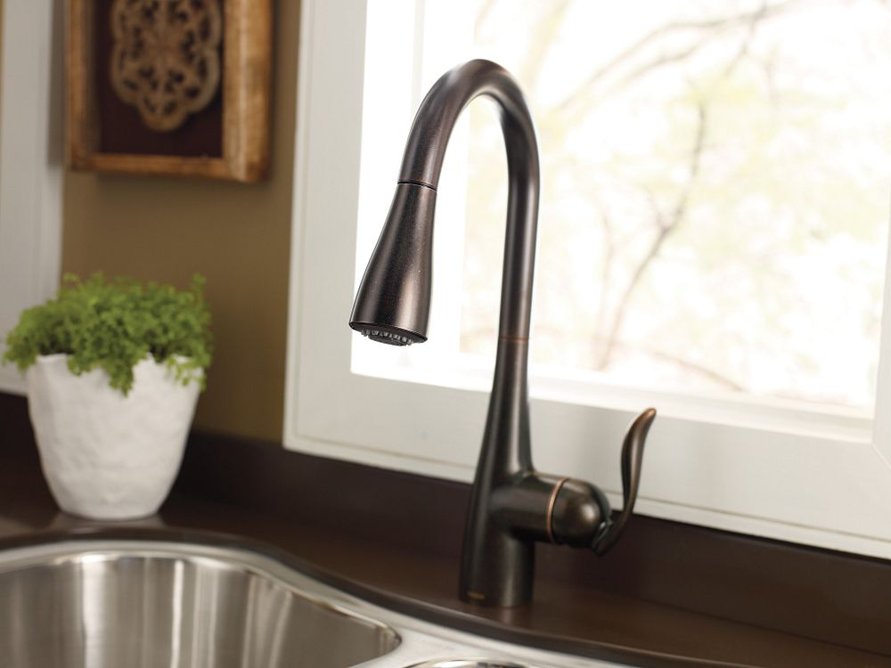 Arbor One-Handle High Arc Pulldown Kitchen Faucet