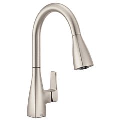 Moen Spot resist stainless one-handle high arc pulldown kitchen faucet 76160