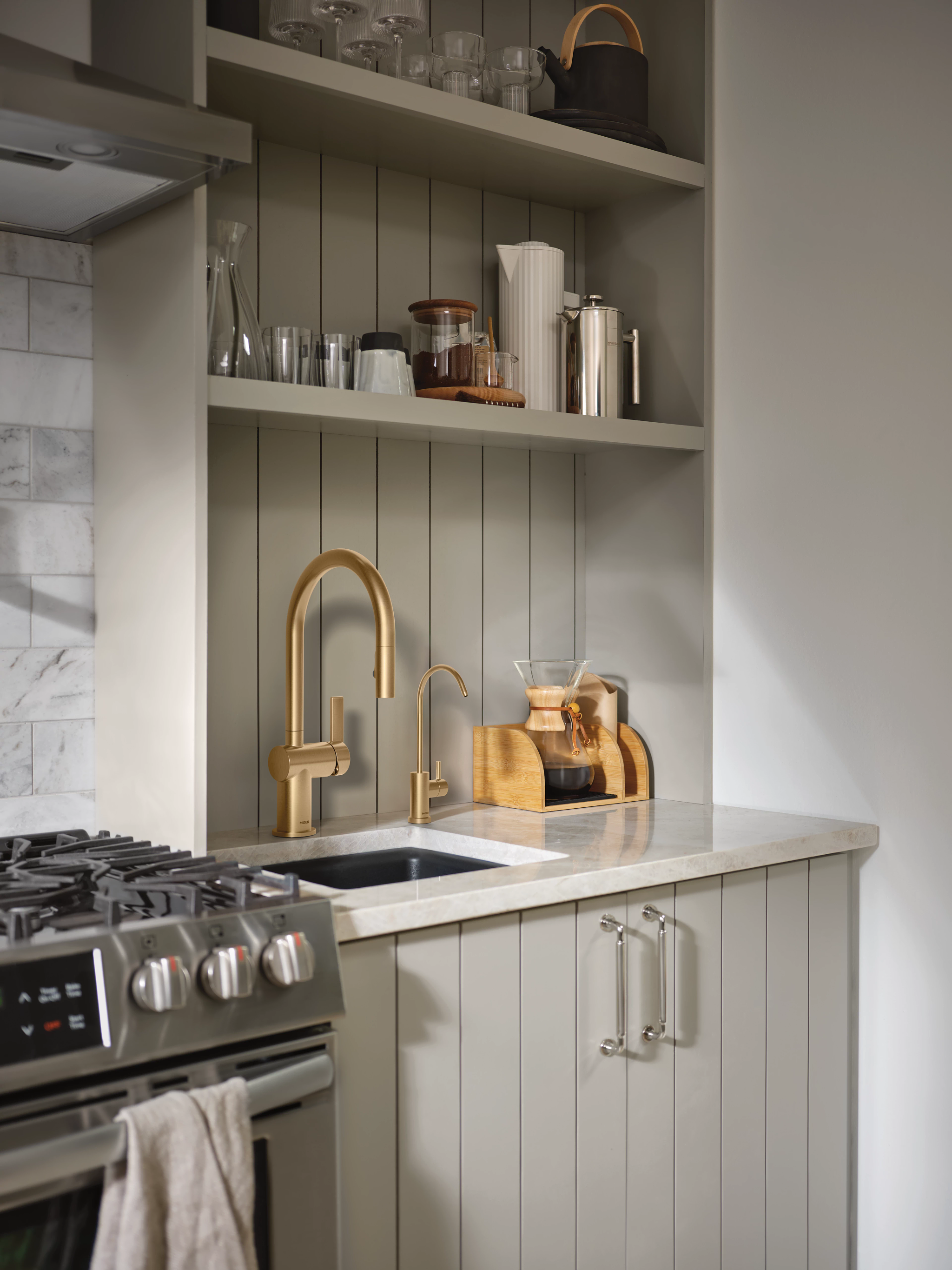 Moen F7660 Sip Modern One-Handle High Arc Beverage Faucet