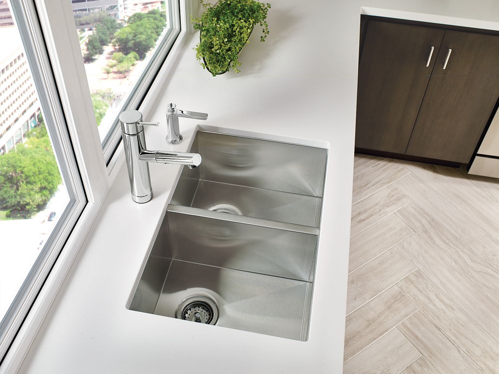 Prep 29" Undermount Double Bowl Sink