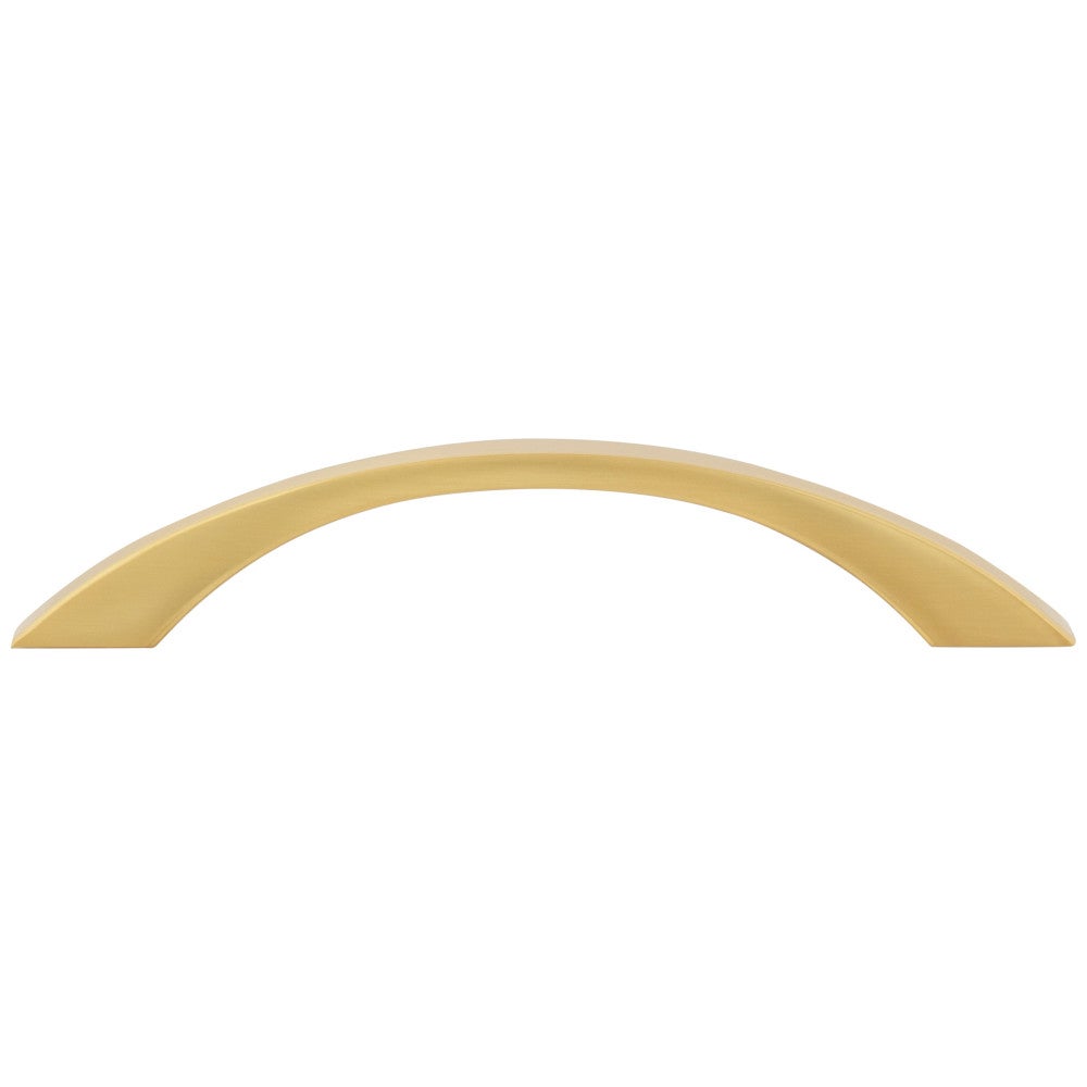 Hardware Resources 96 mm Center-to-Center Satin Nickel Flared Philip Cabinet Pull