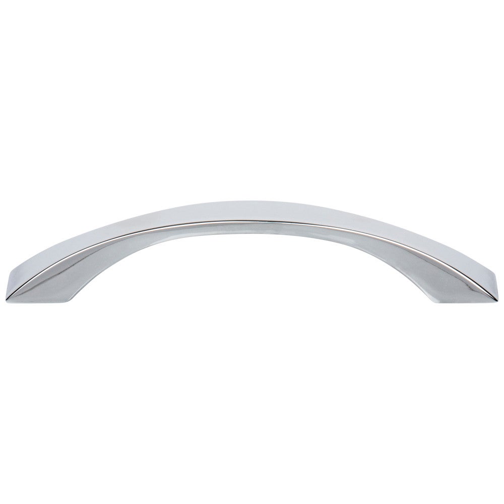 Hardware Resources 96 mm Center-to-Center Satin Nickel Flared Philip Cabinet Pull