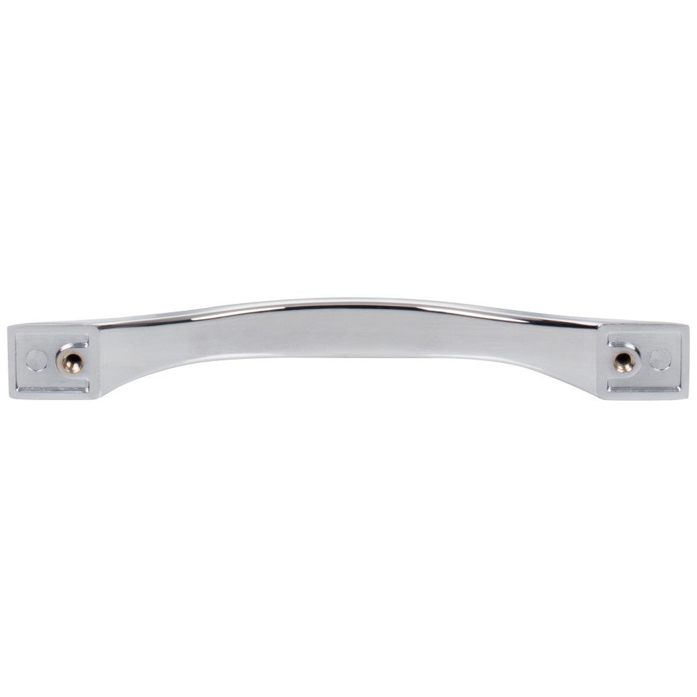 Hardware Resources 96 mm Center-to-Center Satin Nickel Flared Philip Cabinet Pull