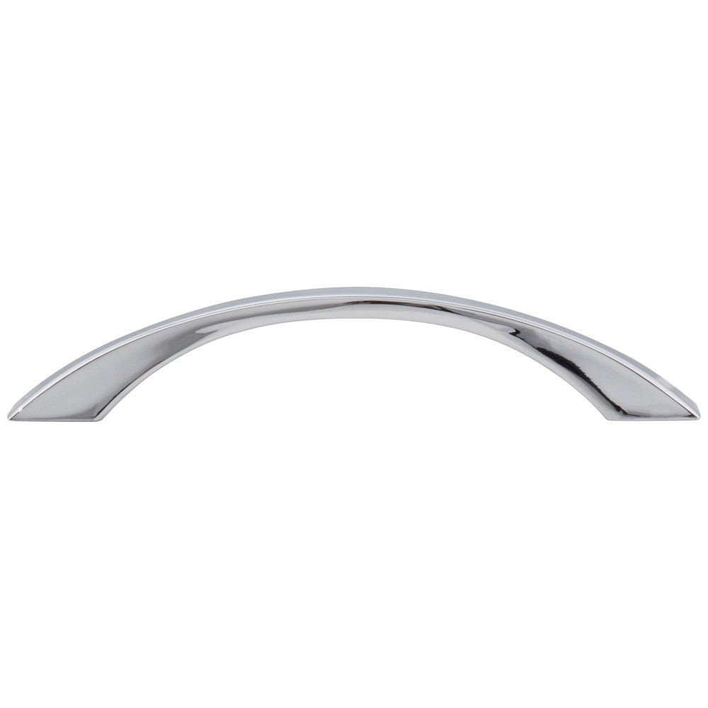 Hardware Resources 96 mm Center-to-Center Satin Nickel Flared Philip Cabinet Pull