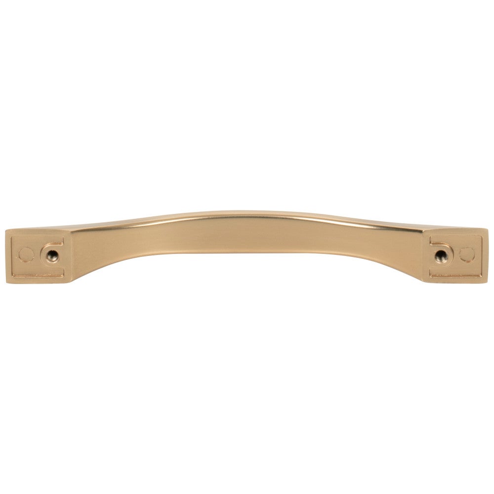 Hardware Resources 96 mm Center-to-Center Satin Nickel Flared Philip Cabinet Pull