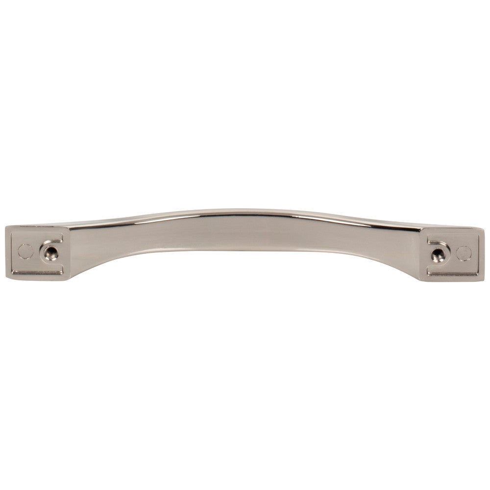 Hardware Resources 96 mm Center-to-Center Satin Nickel Flared Philip Cabinet Pull