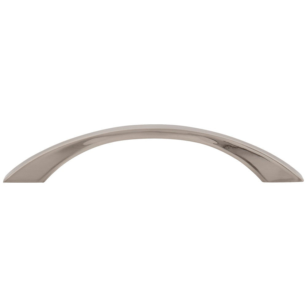 Hardware Resources 96 mm Center-to-Center Satin Nickel Flared Philip Cabinet Pull