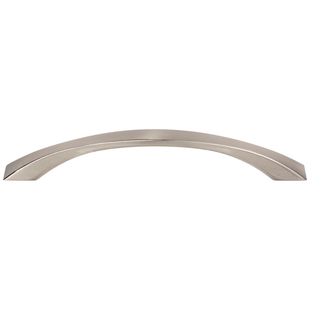 Hardware Resources 96 mm Center-to-Center Satin Nickel Flared Philip Cabinet Pull