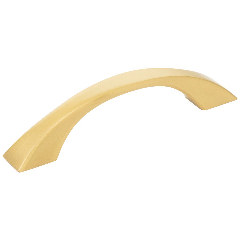 Hardware Resources 96 mm Center-to-Center Satin Nickel Flared Philip Cabinet Pull